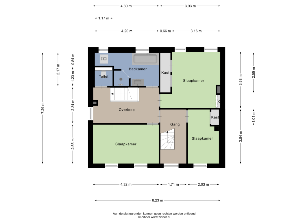 View floorplan of Eerste Verdieping of Gerardus Majellastraat 19