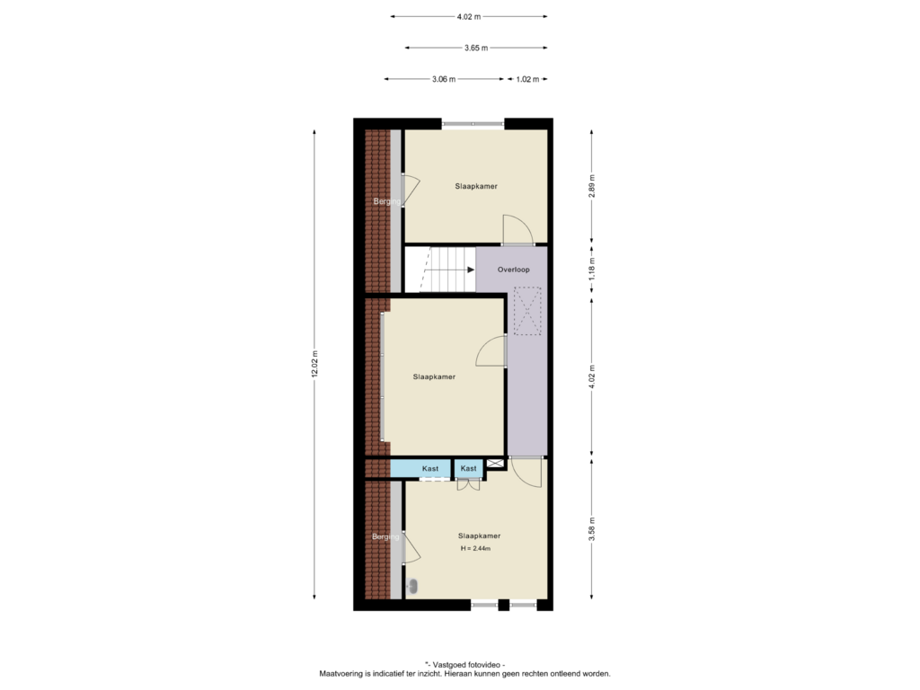 Bekijk plattegrond van 1e verdieping van Munnikhofsestraat 26