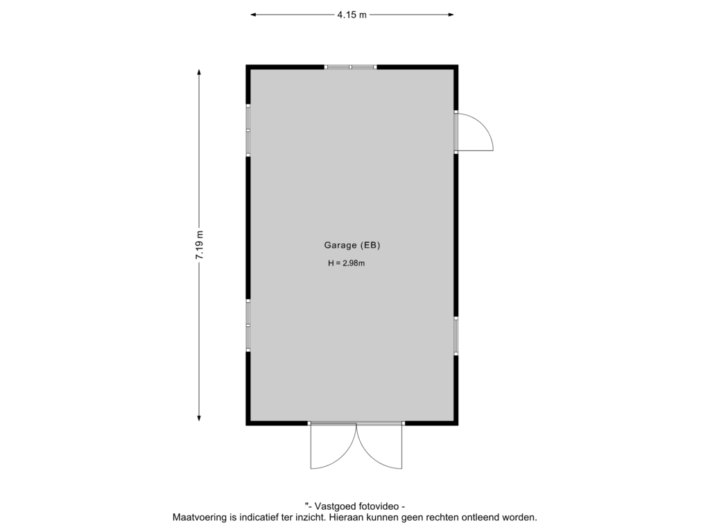 Bekijk plattegrond van Garage van Munnikhofsestraat 26