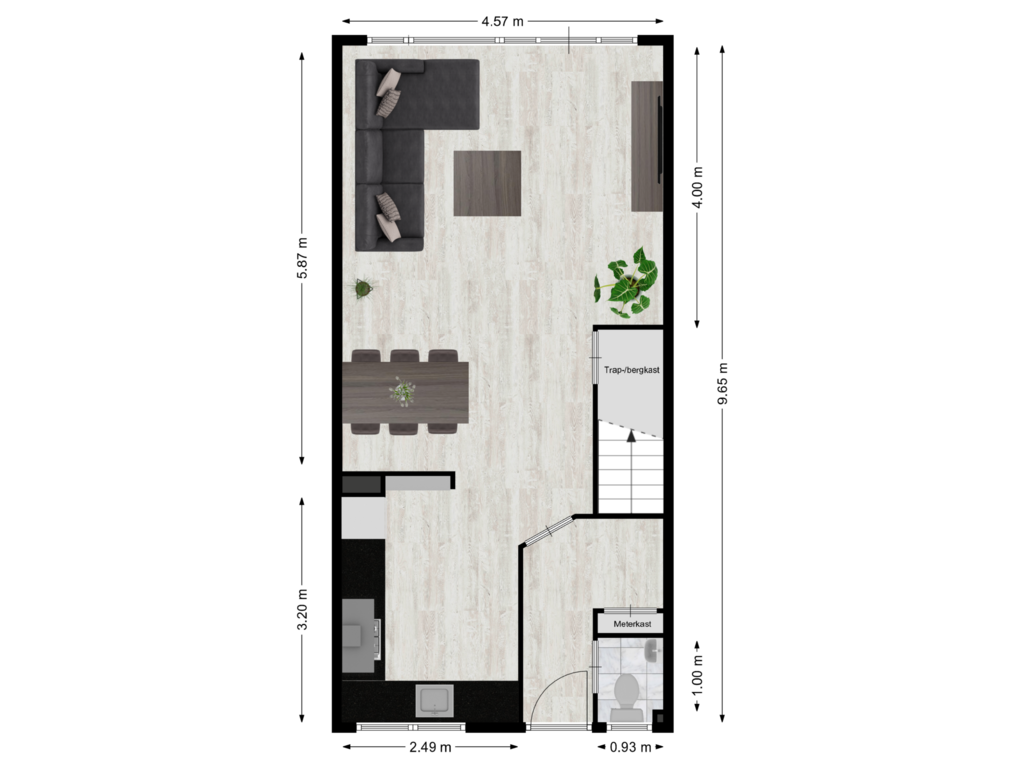 Bekijk plattegrond van Begane grond van Landskroonweer 3