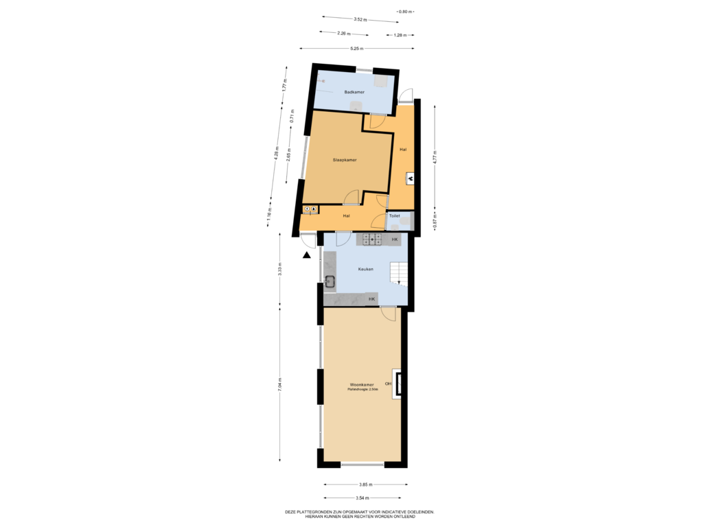 Bekijk plattegrond van Begane grond van Verlengde Kerkweg 39