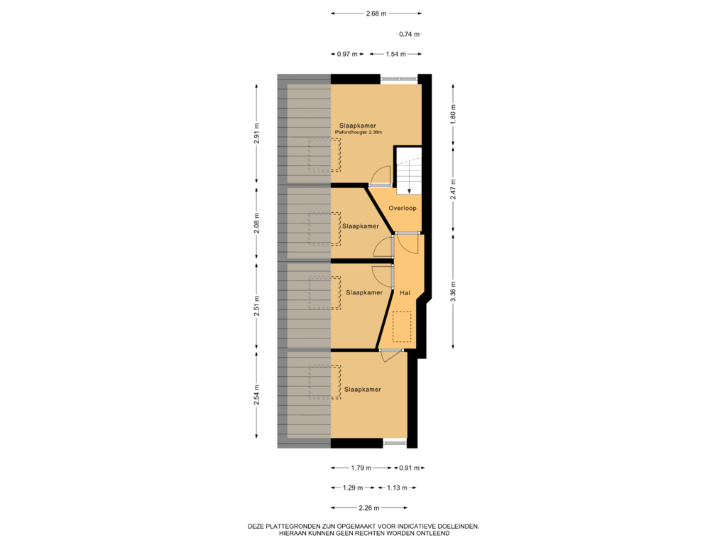 Bekijk plattegrond van 1e verdieping van Verlengde Kerkweg 39