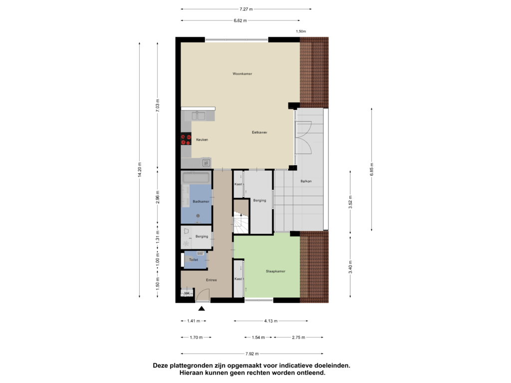 Bekijk plattegrond van Begane Grond van Dorpsplein 11