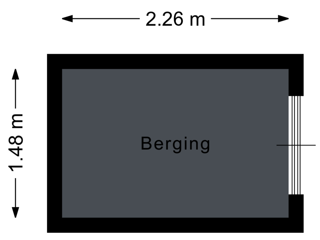 Bekijk plattegrond van Berging van Sint Servatiusstraat 64