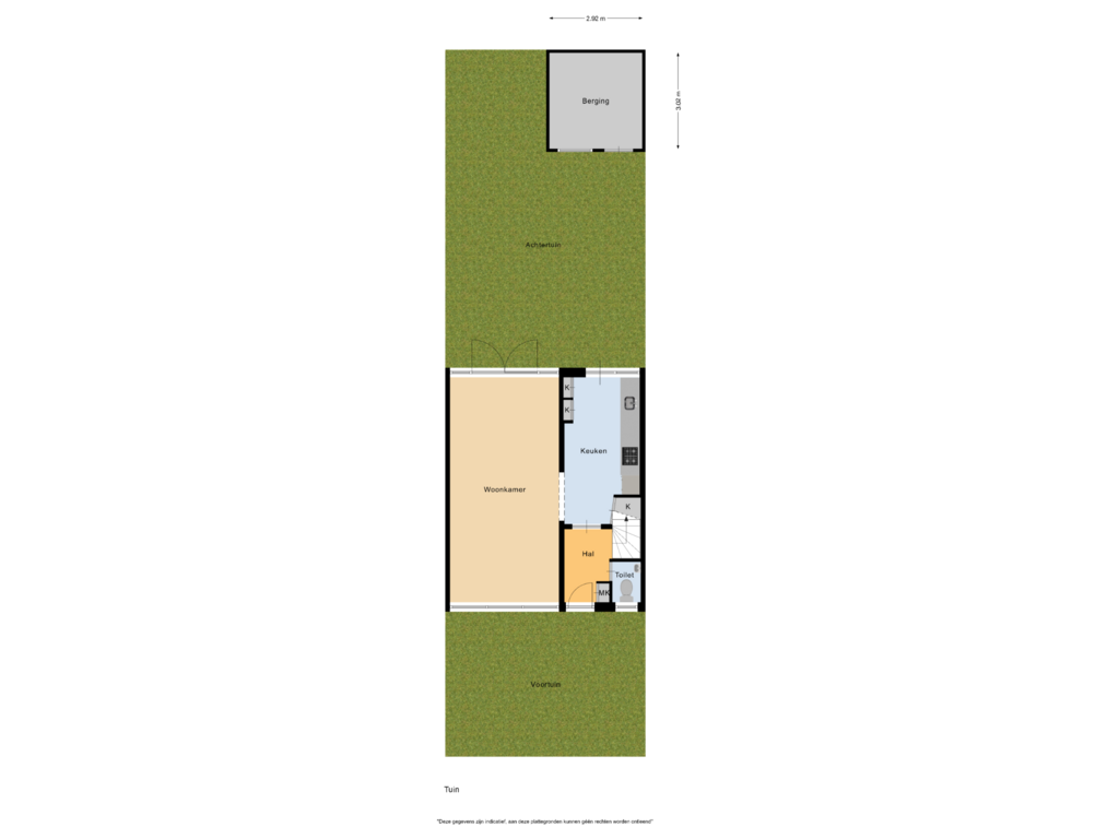 Bekijk plattegrond van Tuin van Montessoristraat 9