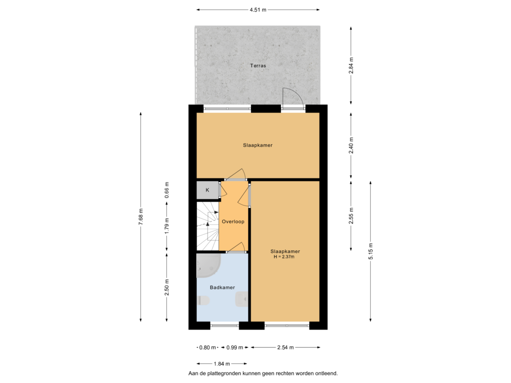 Bekijk plattegrond van 1e Verdieping van Vicarielaan 1