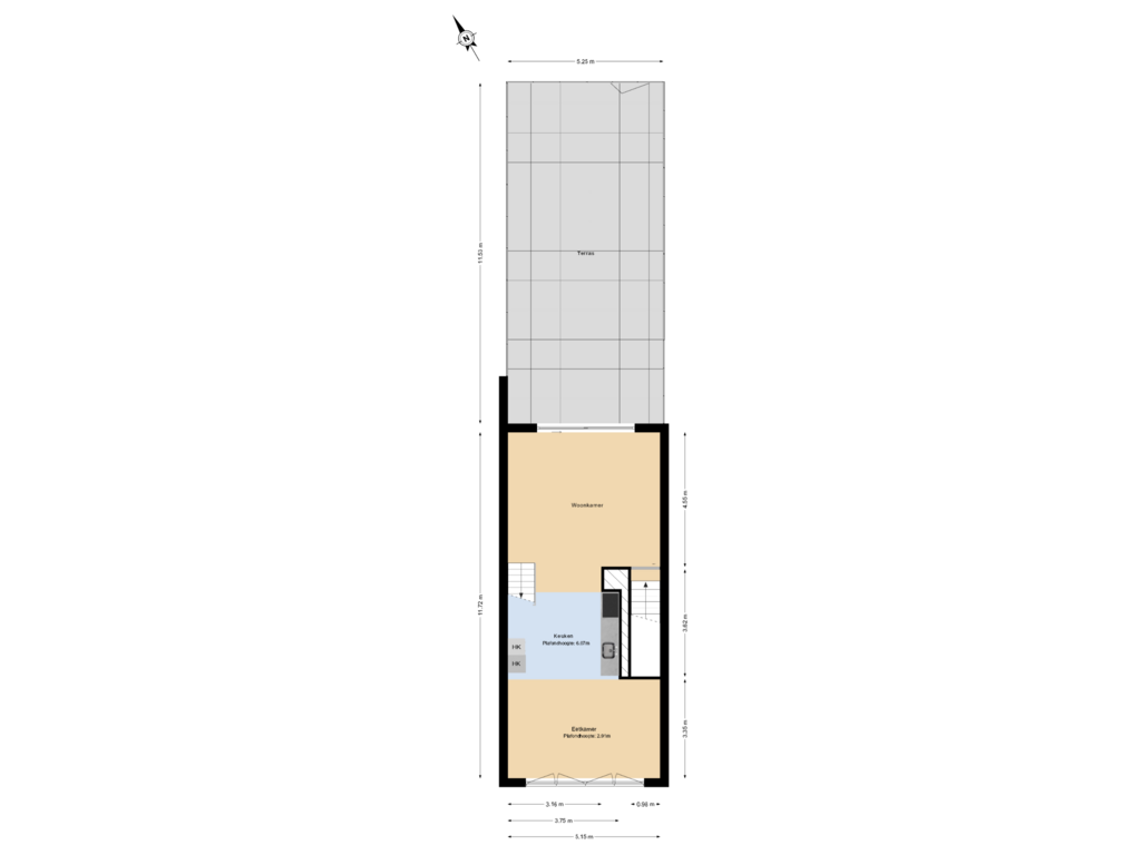 Bekijk plattegrond van 1e verdieping van Laan op Zuid 1642