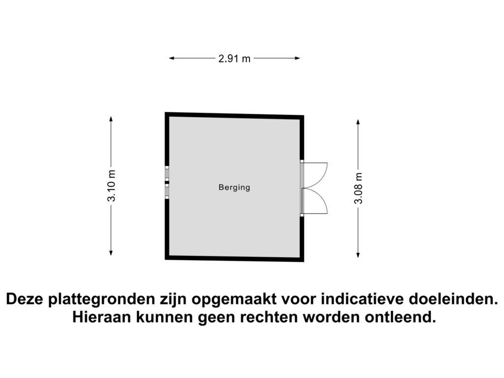 Bekijk plattegrond van Berging van Willem Witsenlaan 15