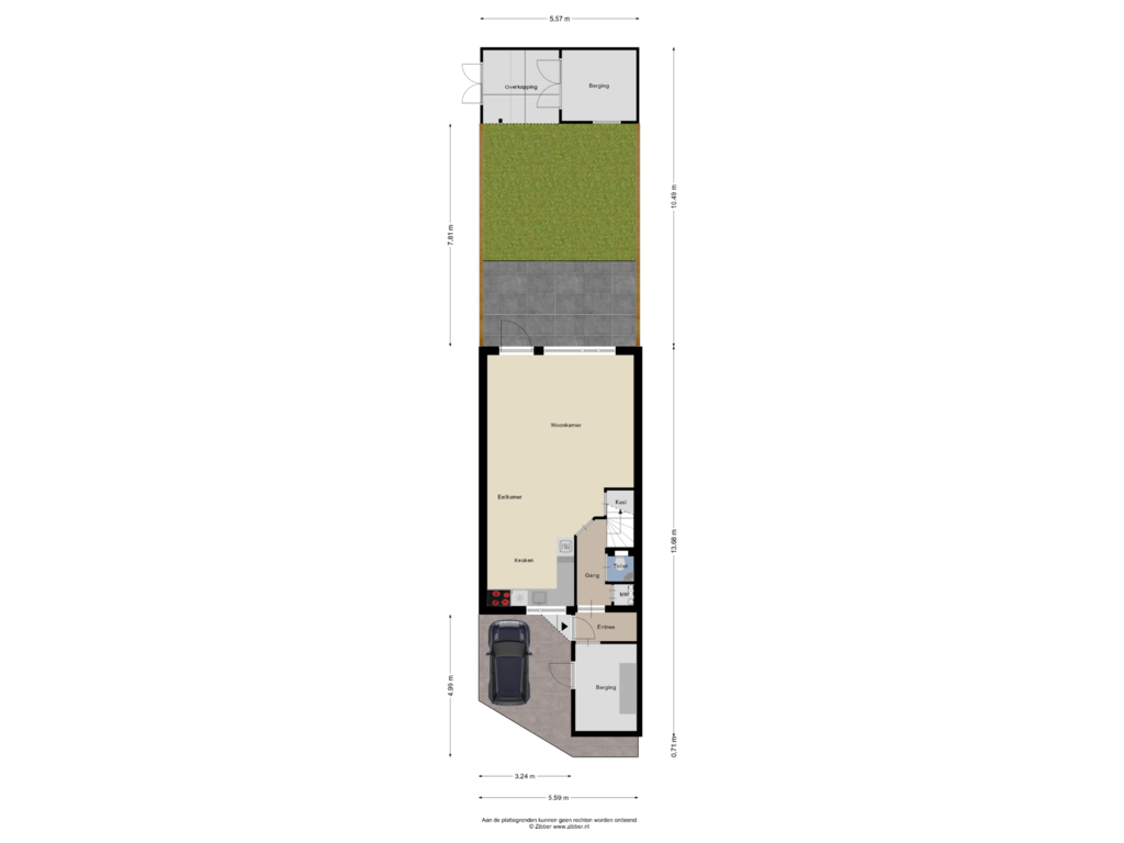 Bekijk plattegrond van Begane Grond-Tuin van G.H.A.de Zeeuwstraat 25