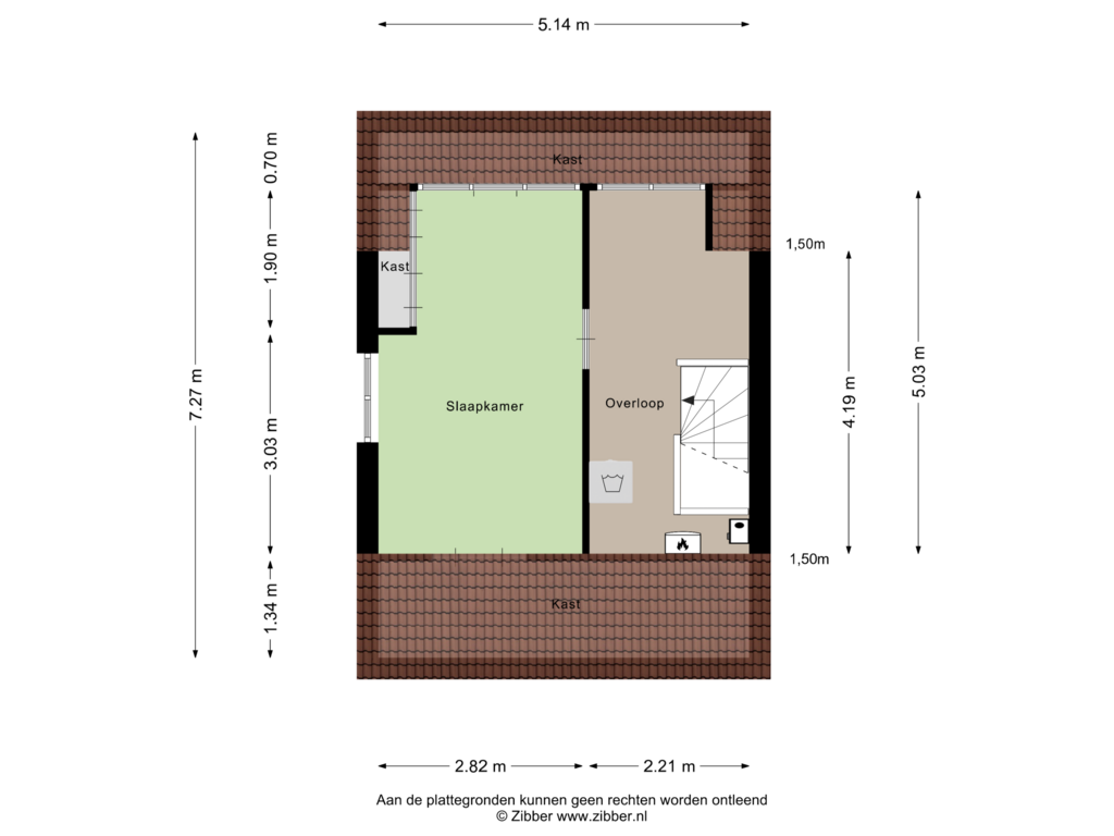 Bekijk plattegrond van Tweede Verdieping van G.H.A.de Zeeuwstraat 25