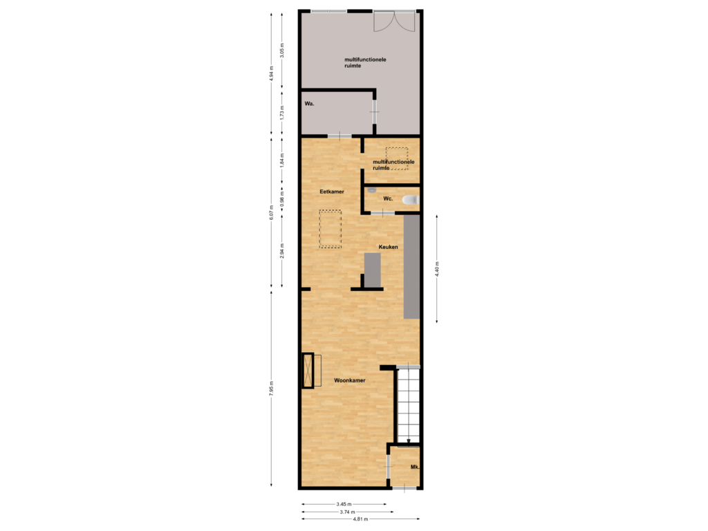 Bekijk plattegrond van BG van Antoniusstraat 71