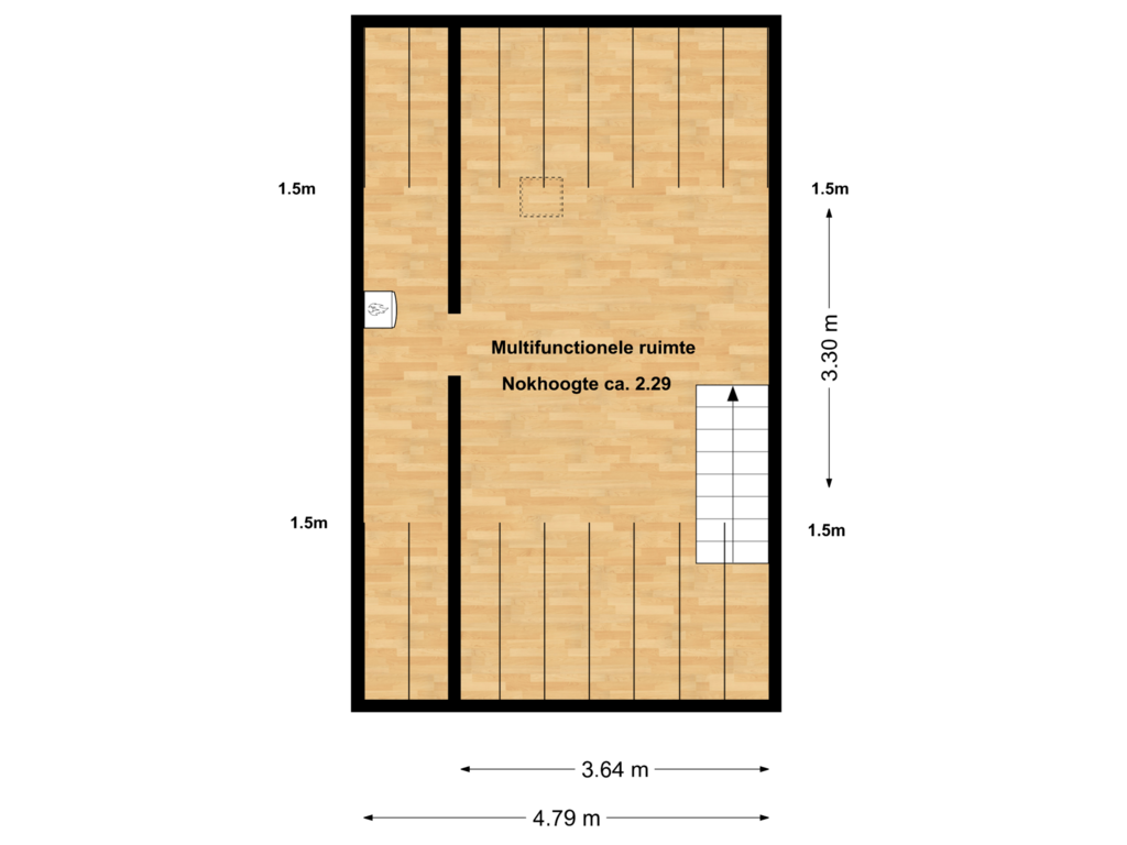 Bekijk plattegrond van 2v van Antoniusstraat 71