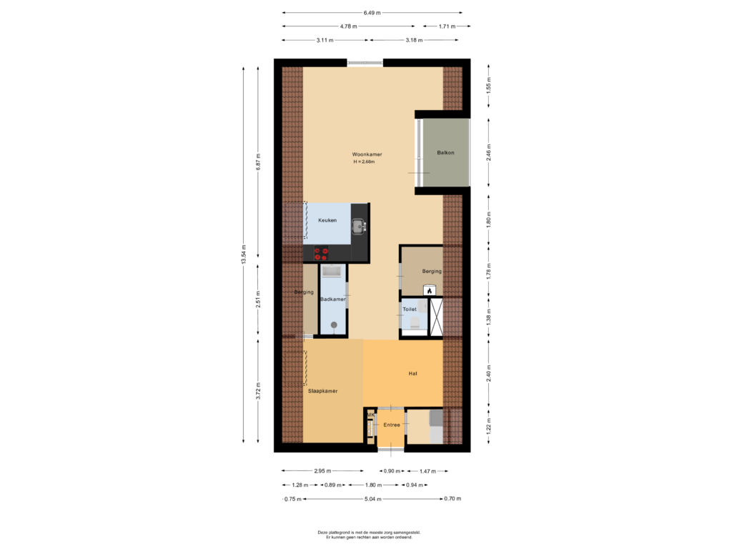 Bekijk plattegrond van Appartement van Koningsoord 123