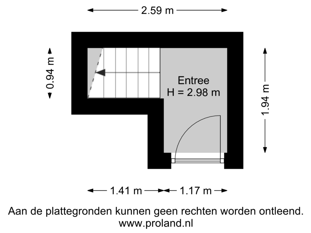 View floorplan of Begane Grond of Pieter van den Zandestraat 6