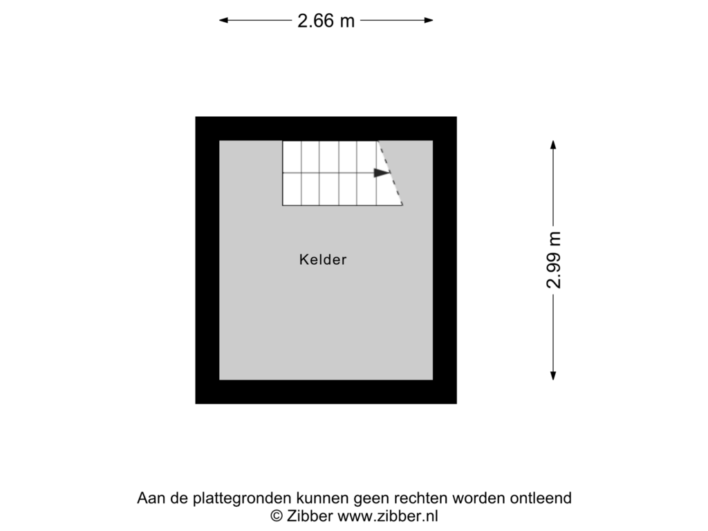 Bekijk plattegrond van Kelder van Oelerweg 98-A