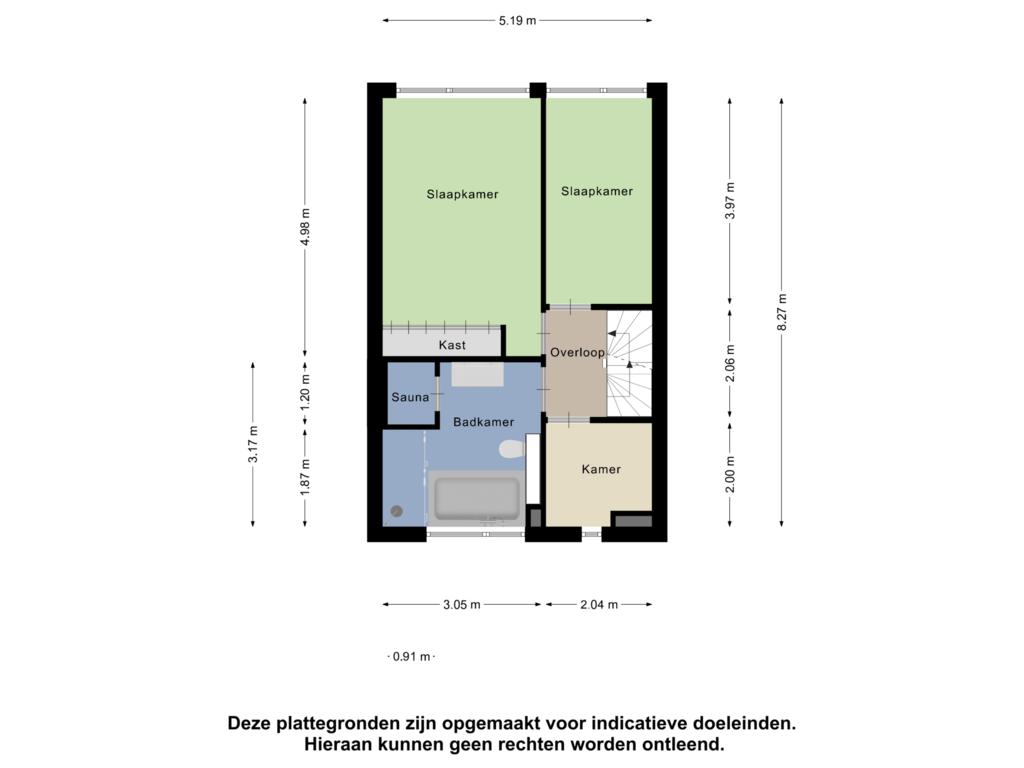 Bekijk plattegrond van Eerste verdieping van Pyriet 6