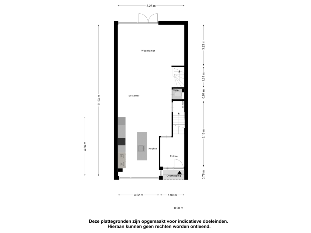 Bekijk plattegrond van Begane Grond van Buys Ballotsingel 67