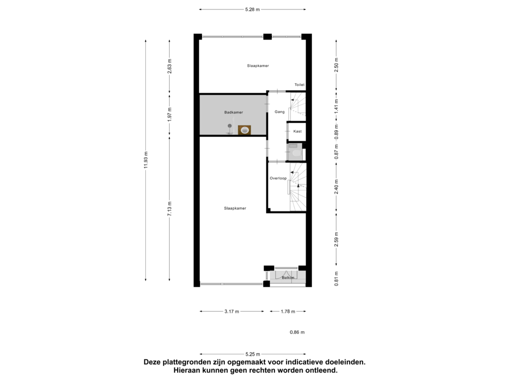 Bekijk plattegrond van Eerste Verdieping van Buys Ballotsingel 67