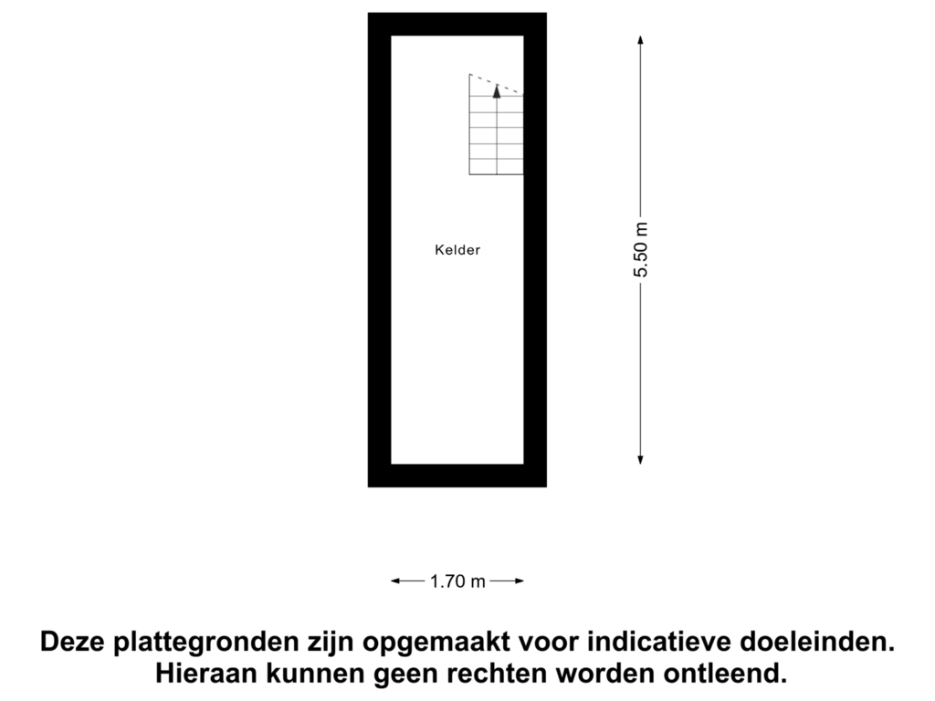 Bekijk plattegrond van Kelder van Buys Ballotsingel 67