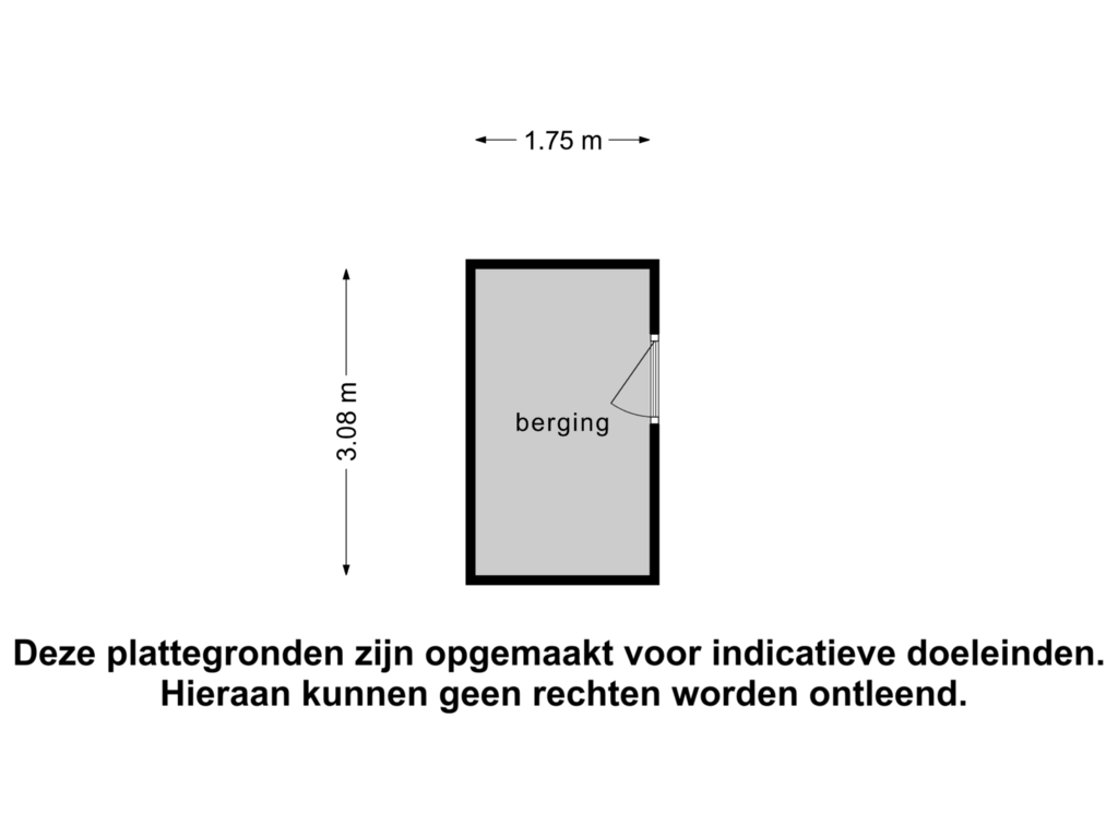 View floorplan of 4_Berging of Pasteurstraat 161