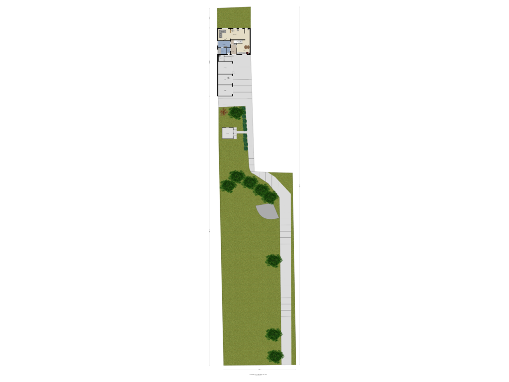 Bekijk plattegrond van Begane grond Tuin van Kanaaldijk-zuid 68