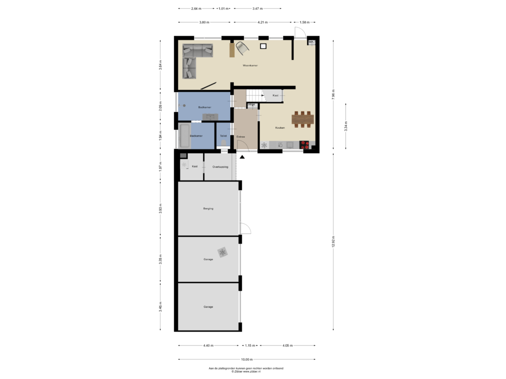 Bekijk plattegrond van Begane grond van Kanaaldijk-zuid 68