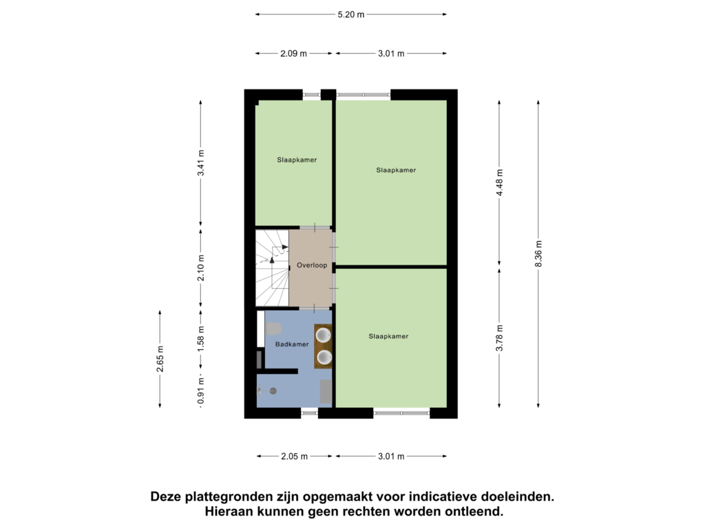 Bekijk plattegrond van Eerste Verdieping van Cees Nooteboompad 3