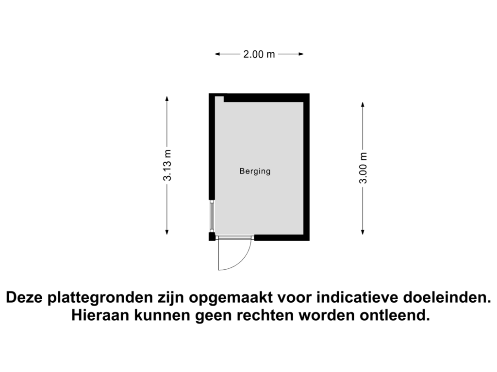 Bekijk plattegrond van Berging van Cees Nooteboompad 3