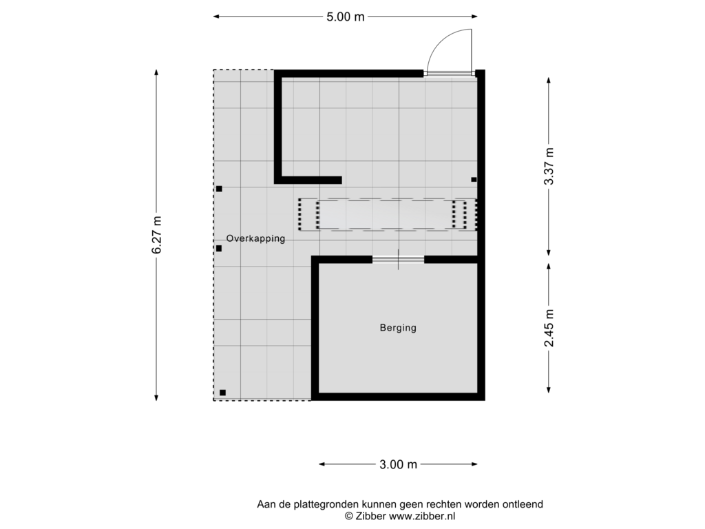 View floorplan of Berging of Van Breugelplantsoen 42