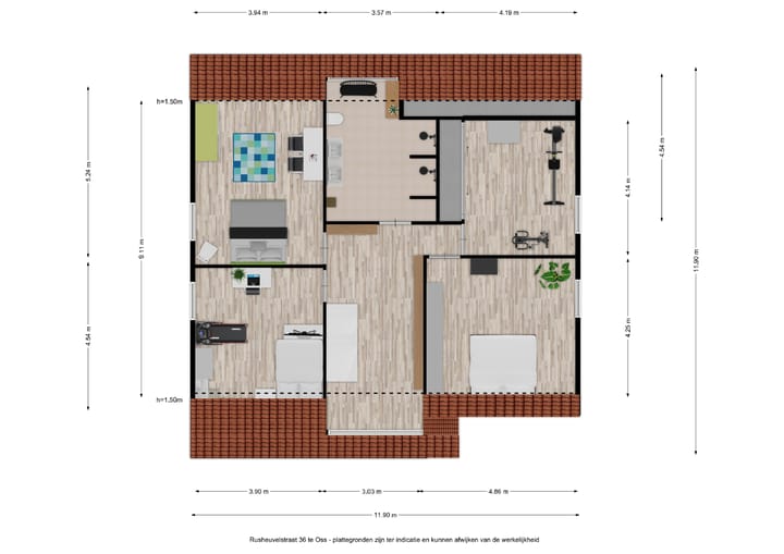 Foto 40 van Rusheuvelstraat 36