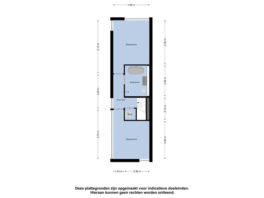 Bekijk plattegrond van Eerste Verdieping van Hans Lodeizenstraat 68