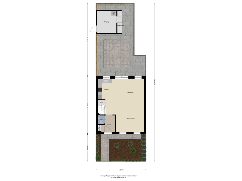 Bekijk plattegrond van Begane Grond-Tuin van Burensloot 2