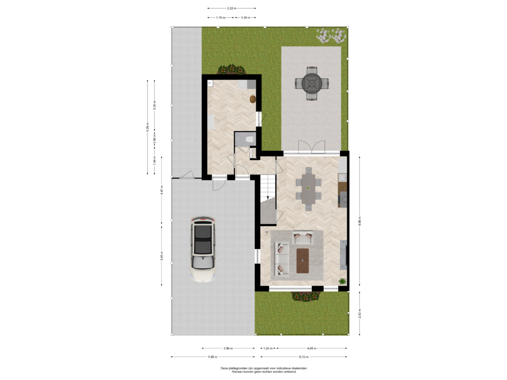 View floorplan of Begane Grond of Benesserlaan 290-A