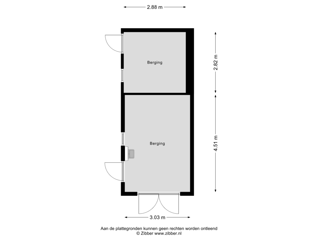 Bekijk plattegrond van Garage van Margrietstraat 7