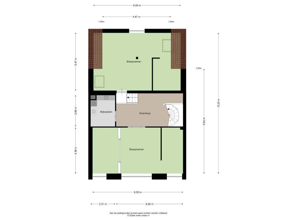 Bekijk plattegrond van Tweede Verdieping van Majellahof 14