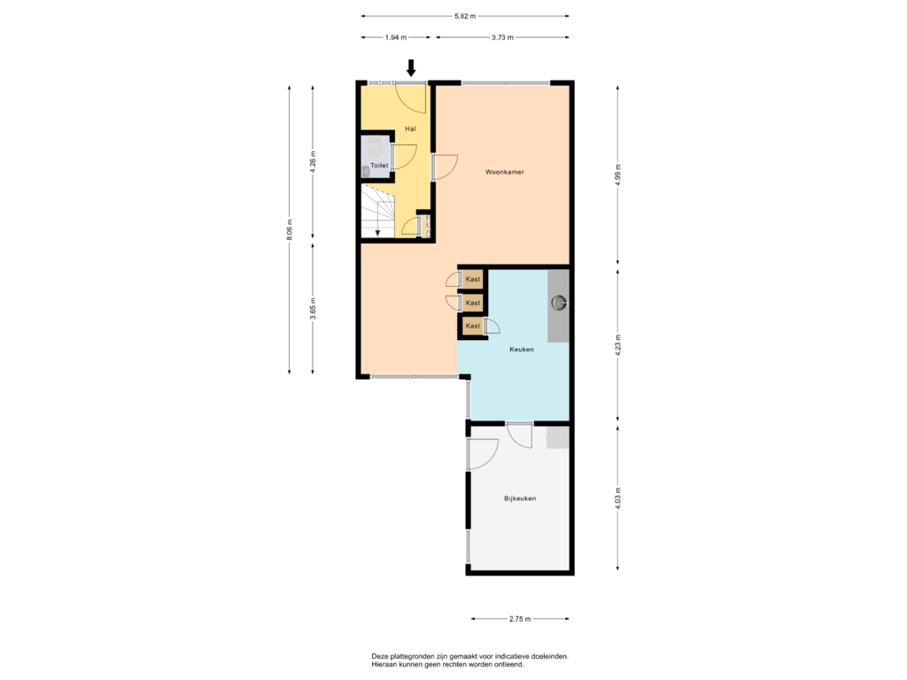 Bekijk plattegrond van First floor van Hunze 150