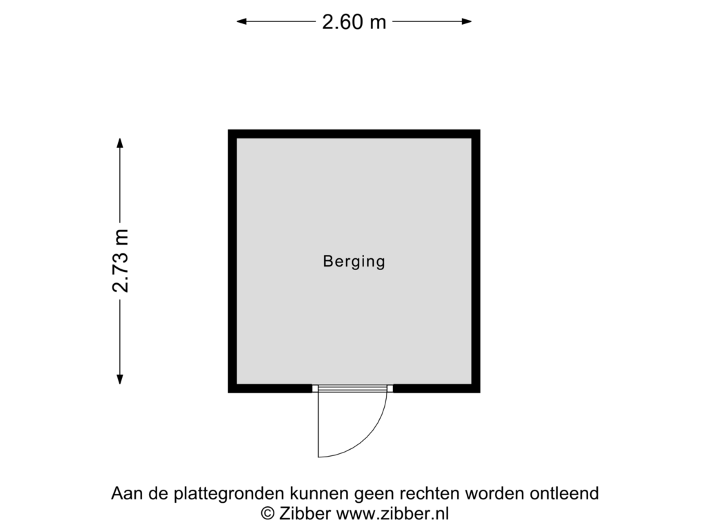 Bekijk plattegrond van Berging van Fazantstraat 53