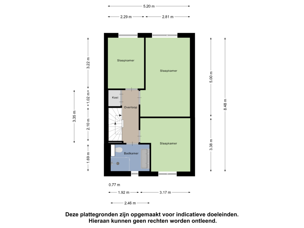 Bekijk plattegrond van Eerste Verdieping van Berlage-erf 161