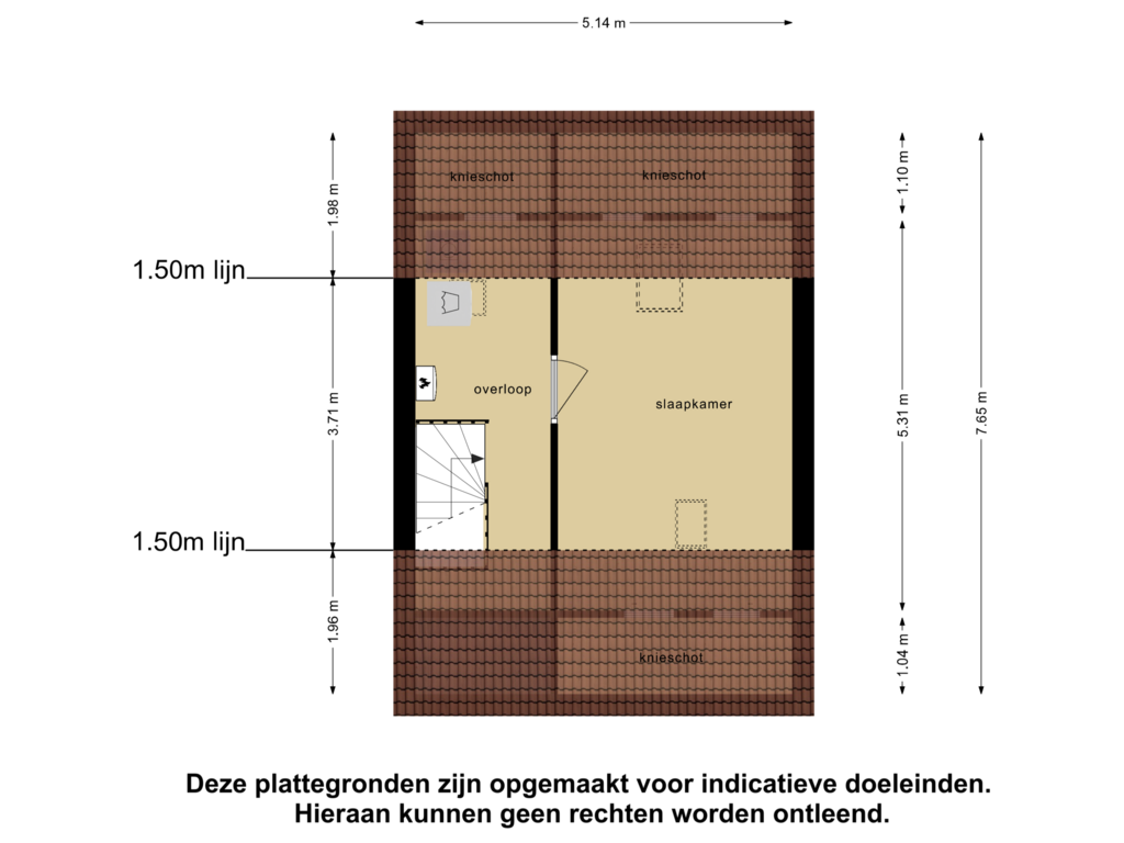 Bekijk plattegrond van Tweede Verdieping van Luit 25