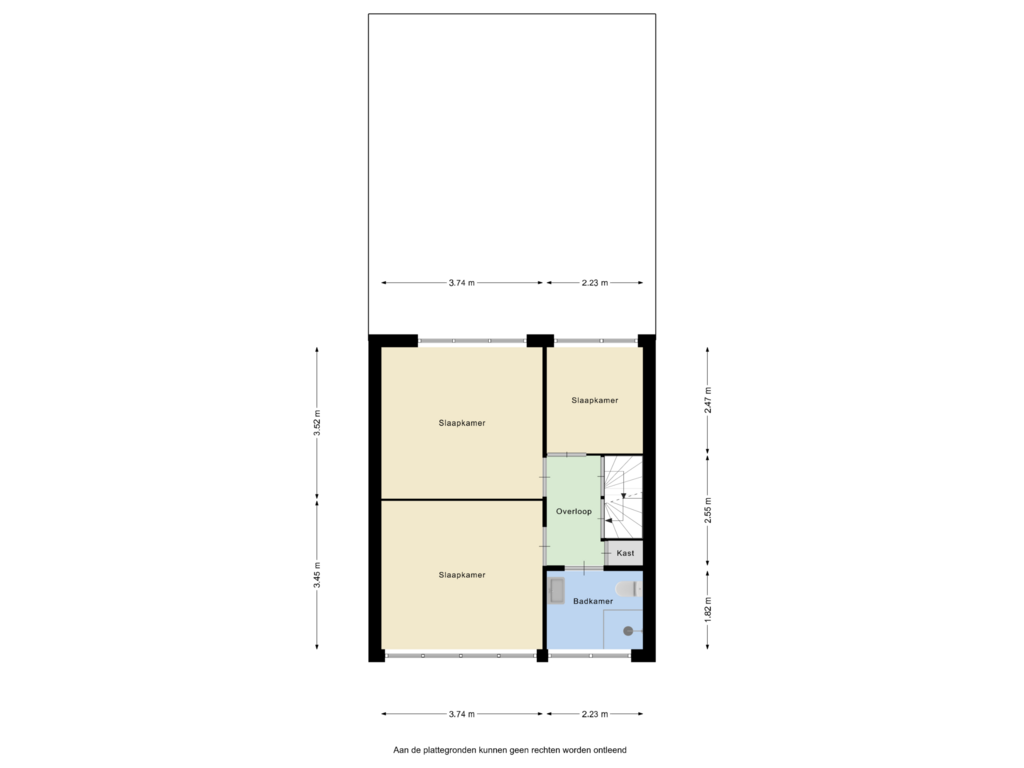 Bekijk plattegrond van Eerste verdieping van Grevelingen 5