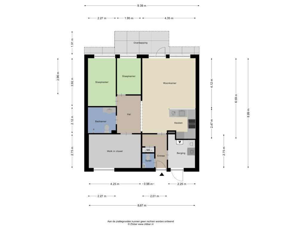 Bekijk plattegrond van Appartement van Antilopespoor 382