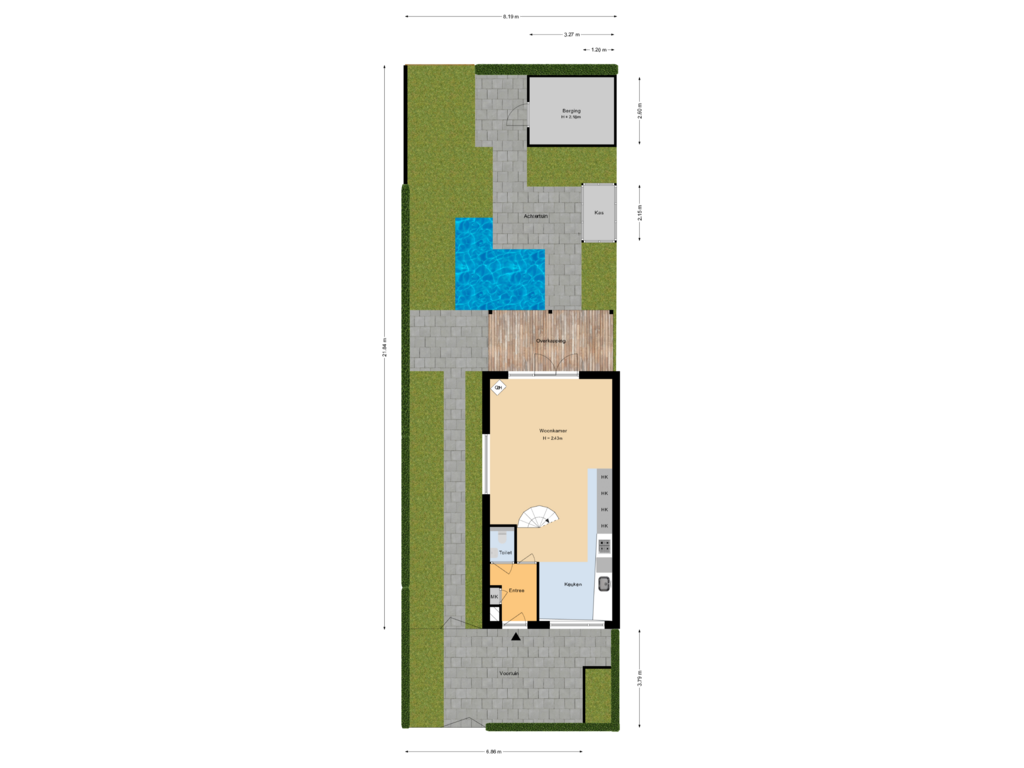 Bekijk plattegrond van Situatie van Akkerdistel 7