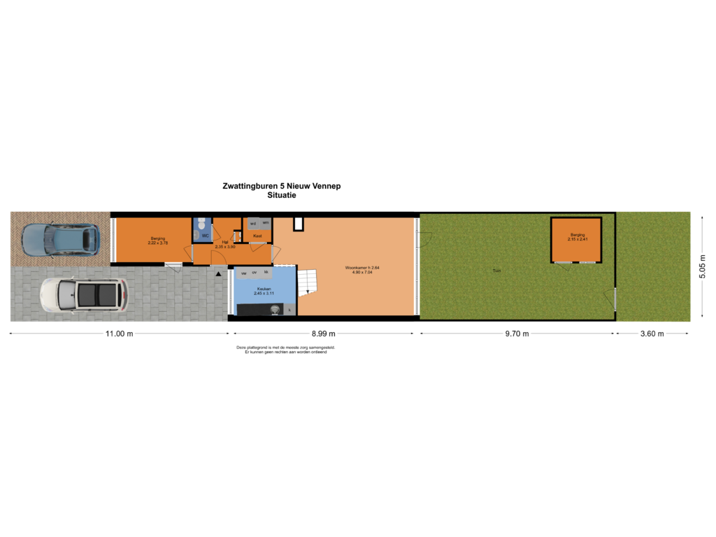 Bekijk plattegrond van Situatie van Zwattingburen 5