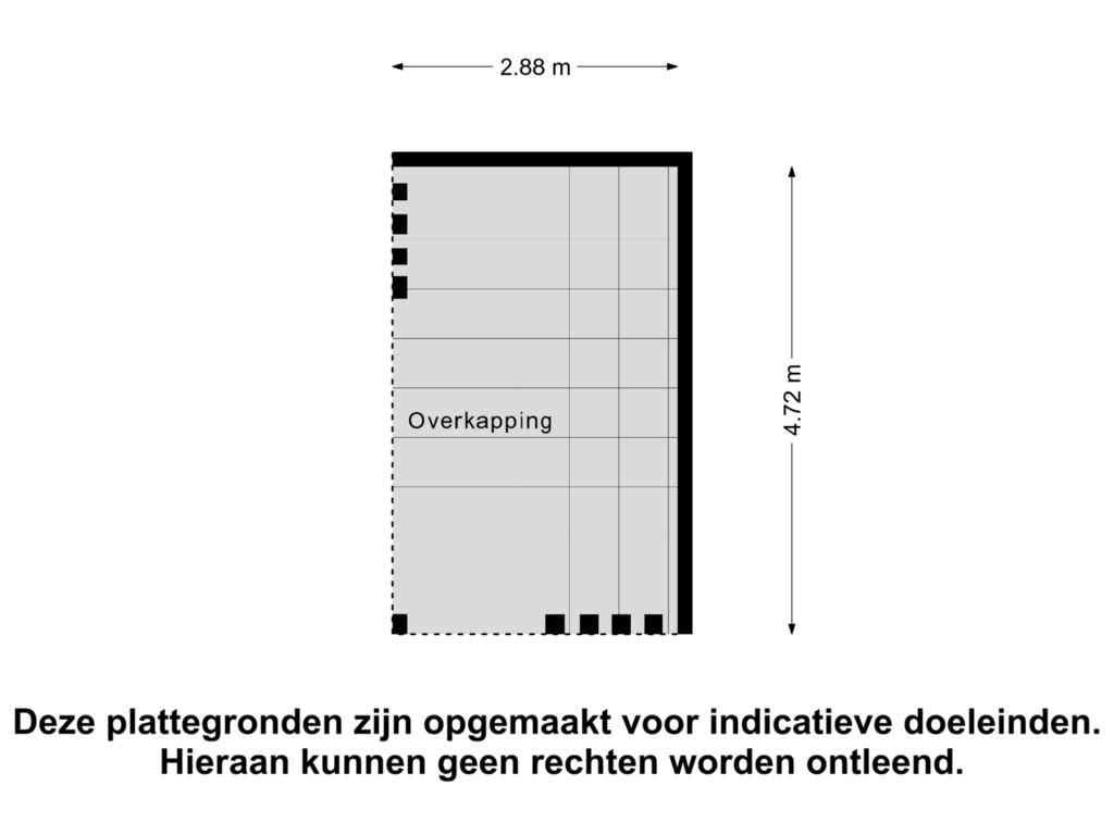 Bekijk plattegrond van Overkapping van Vlijtsemolen 10