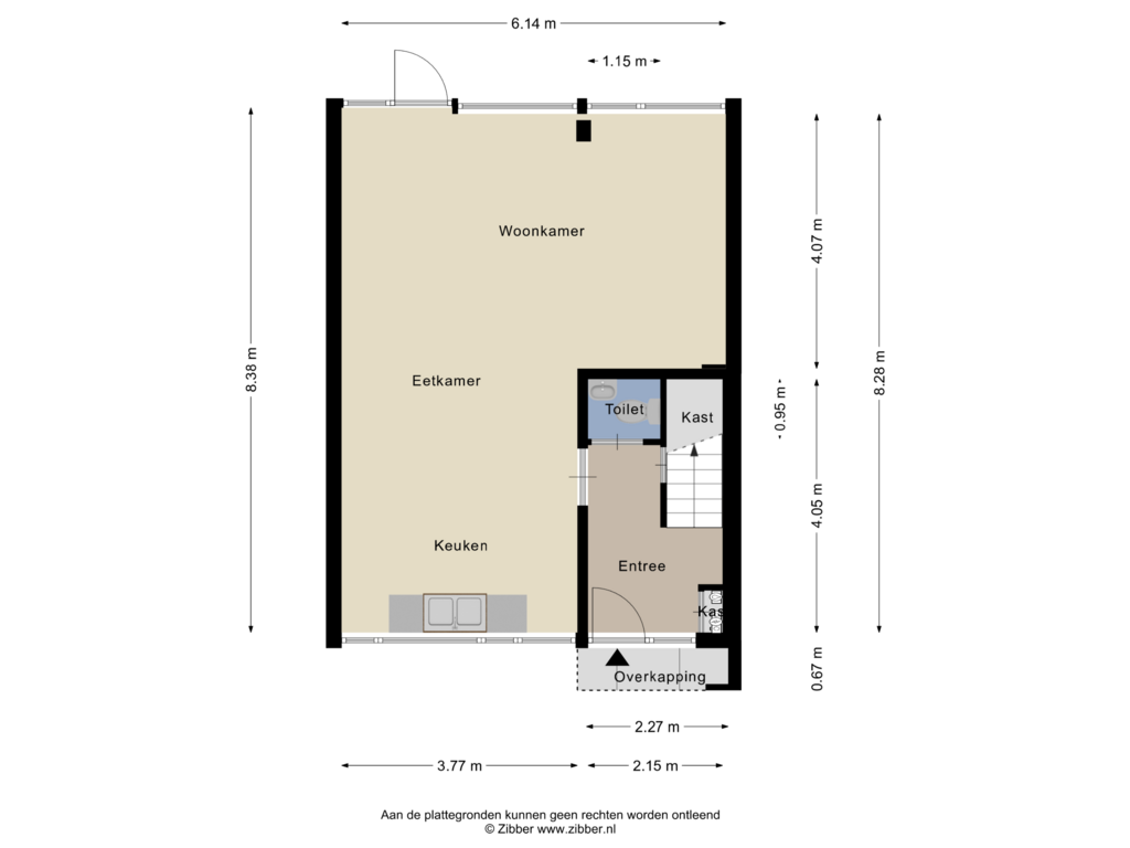 View floorplan of Begane grond of Schierstins 20