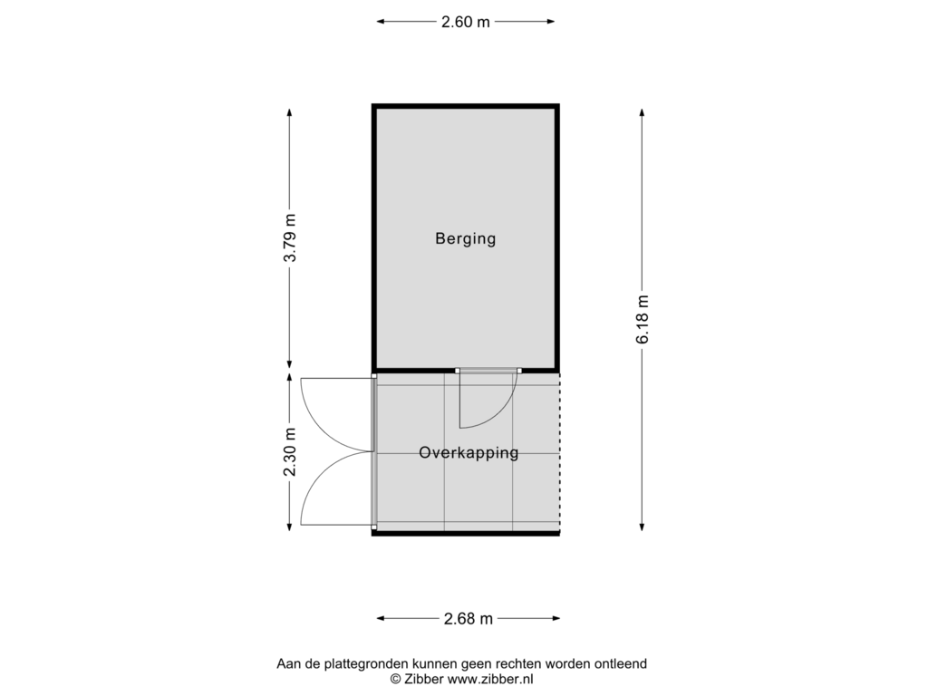 View floorplan of Berging of Schierstins 20