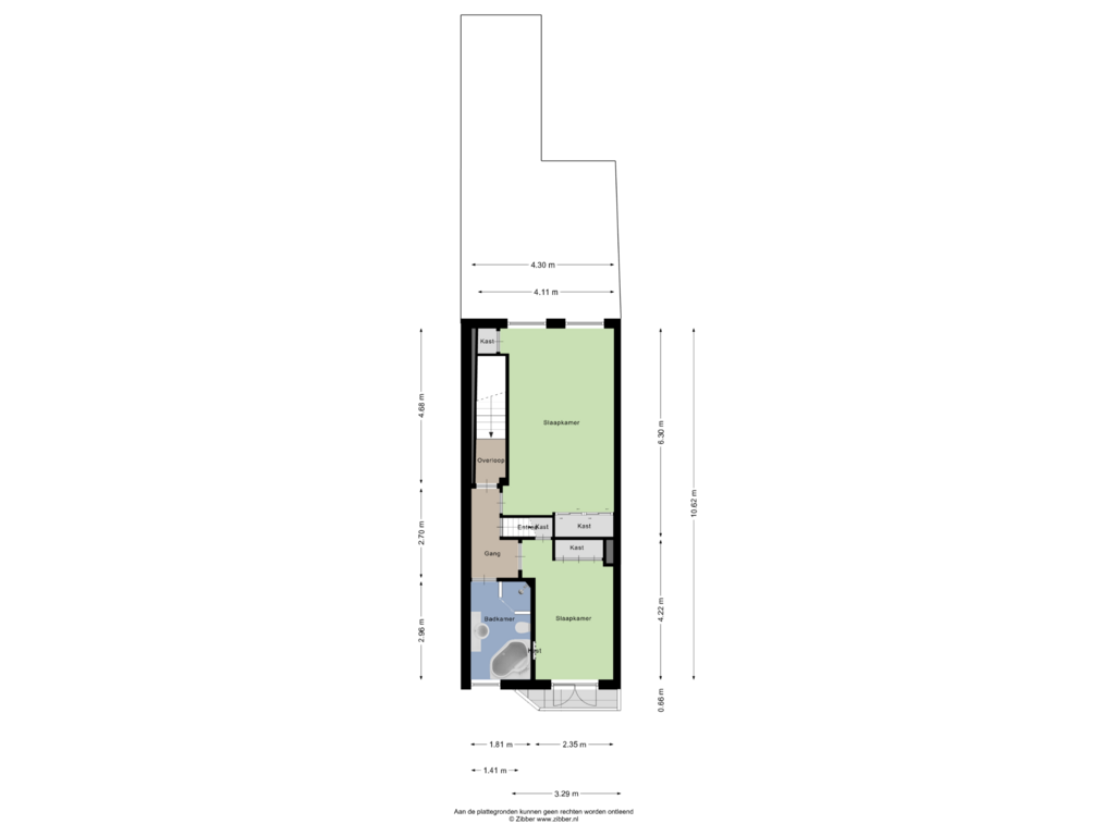 Bekijk plattegrond van Eerste Verdieping van Kennemerstraatweg 126