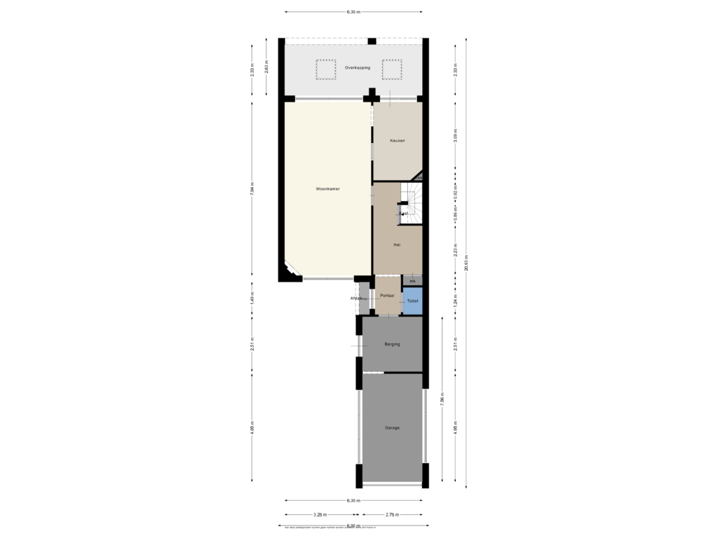 View floorplan of Beganegrond of August Vermeylenlaan 24