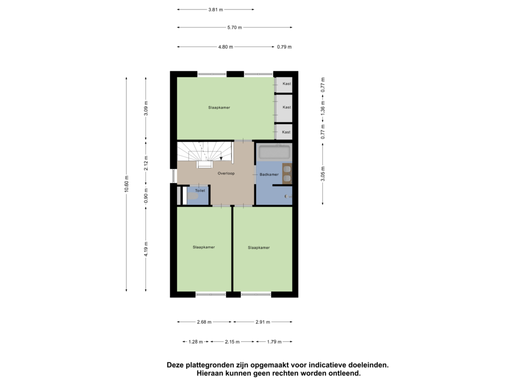 Bekijk plattegrond van Eerste Verdieping van Bunschoter Veenkamp 20