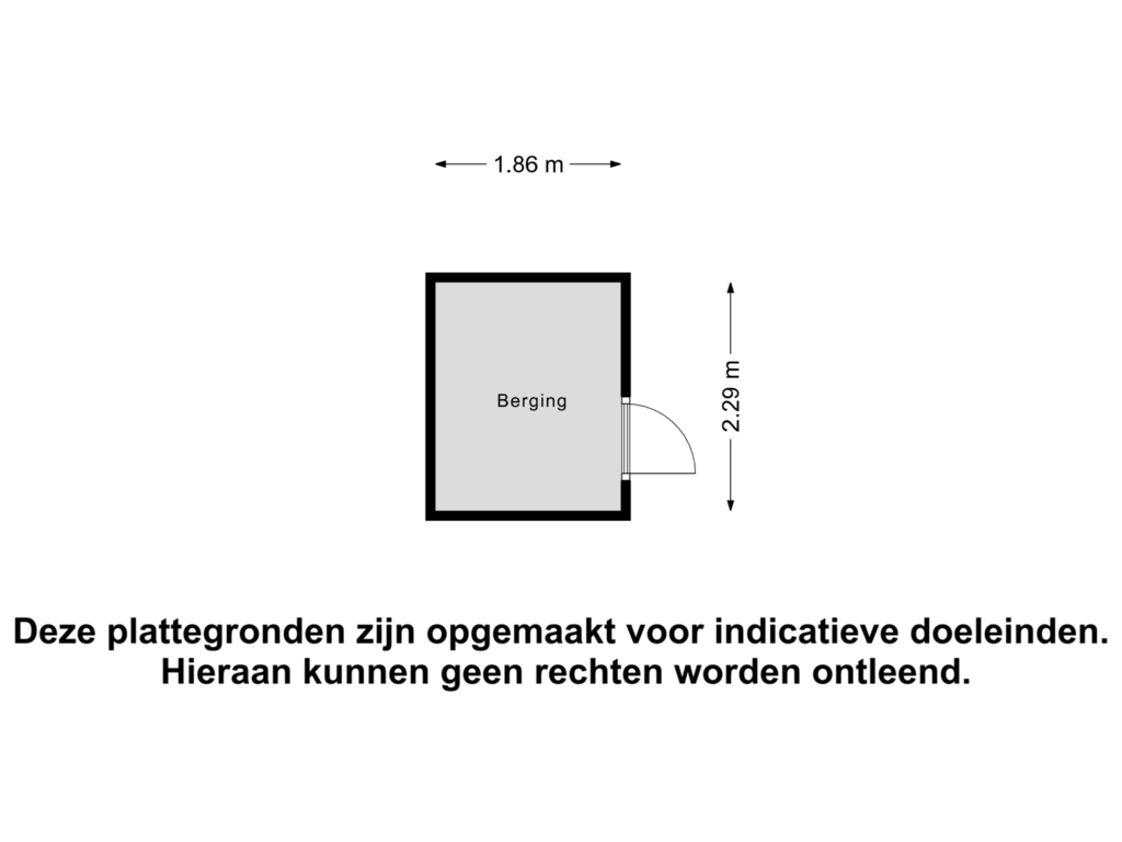 Bekijk plattegrond van Berging van Boomstraat 114-B